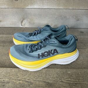 Hoka One One Bondi 8 Men's 8 2E Wide Goblin Blue Mountain Spring 1123202 GBMS